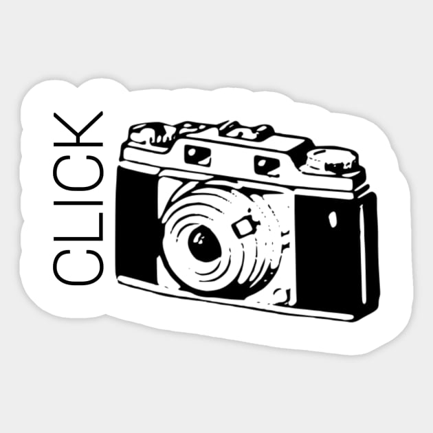 CLICK Sticker by CreativeLimes